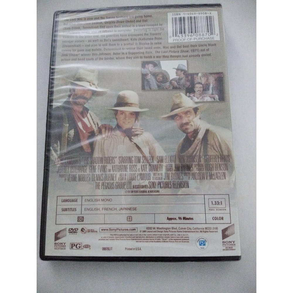 Shadow Riders DVD - Unopened - Picture 2 of 2